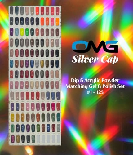 OMG Nail Pro Matching Gel & Polish Combo Silver miniatura 3
