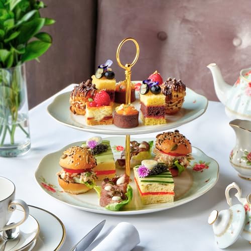 Poignées pour présentoir à gâteaux à 3 étages pour décoration de table de mariage champêtre - 7