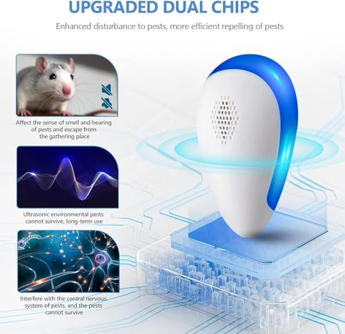 Image of Ultrasonic Electric Pest Repellent Machine to Repel Mosquito, Lizard, Rat, Cockroach, Home Pest for Reject Ants for Reject Insect Mosquito Killer (2)