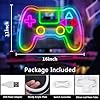 Gamer Neon Sign, LED Game Controller Gamepad Gaming Neon Light Sign for ...