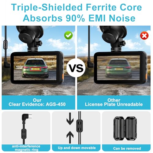 Image of Dash Cam Hardwire Kit USB C, 12V-24V to 5V /3A Adapter Power Cable with Voltage Display, 24 /7 Parking Mode, Acc Detection, 4-Level Low Voltage Protection (11.6V /11.9V /12.2V /12.5V)