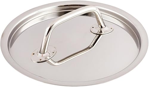 Miniatura 2 de Restaurantware Solo tapa tapa Met Lux para sartén de inducción de 1.5 cuartos de galón, 1 tapa para sartén profunda, sartén se vende por separado