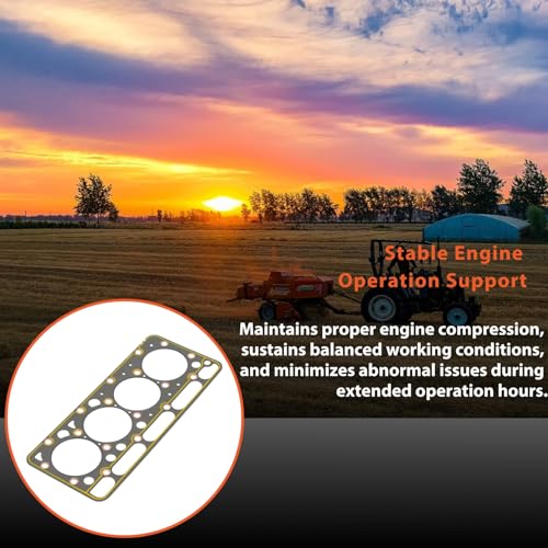 Image of labwork Cylinder Head Gasket 19077-03310 Replacement for Kubota V2203 V2403 | Replacement for 6655159