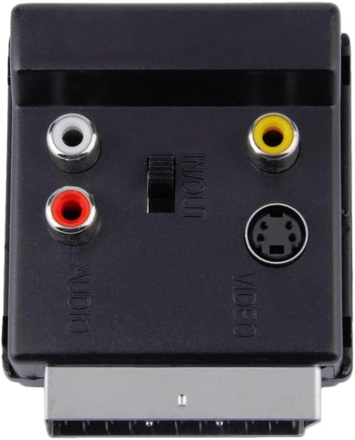 SCART AV Kabel 2 Meter - Umschaltbarer Adapter Für Audio/Video Geräte