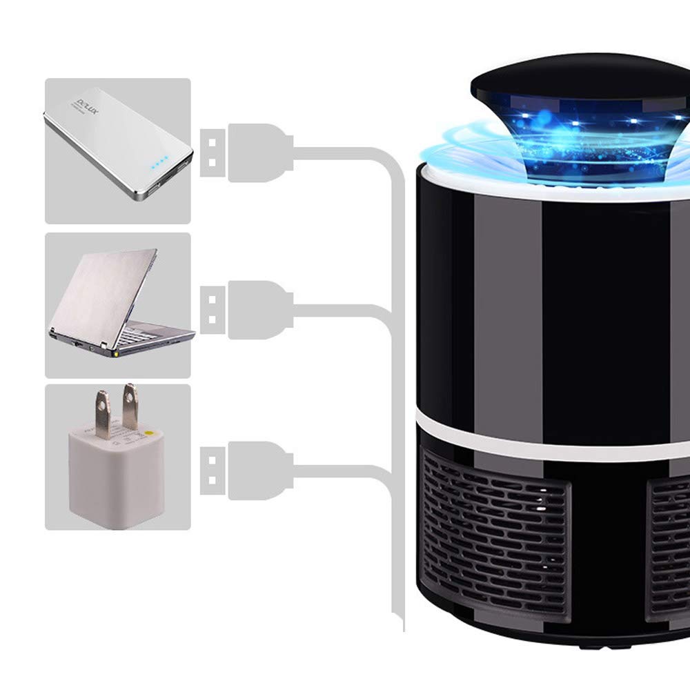 Lampada antizanzare, USB, trappola per insetti fotocatalitica silenziosa, protezione domestica silenziosa, senza radiazioni, efficace controllo delle zanzare