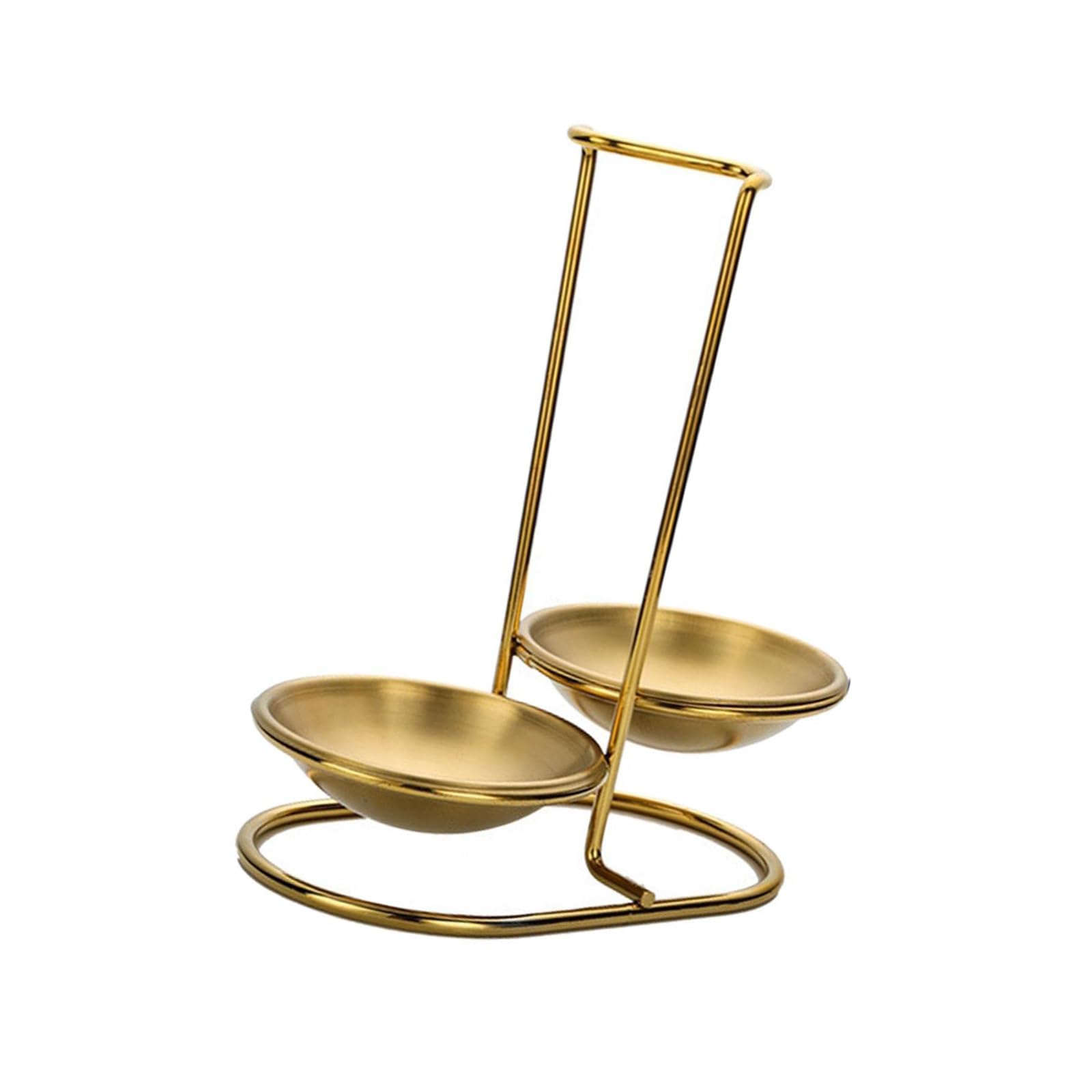 Lerpwige Easy Vertical Rack Kitchen Utensils Sturdy Electroplated Iron Construction Rust Iron Rack
