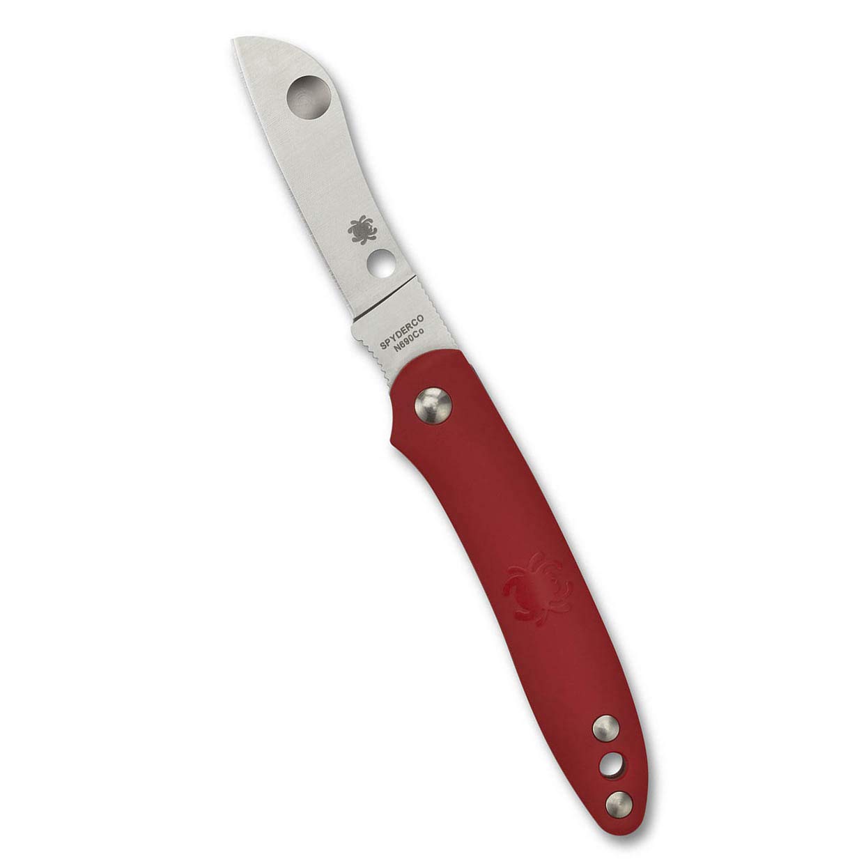 Spyderco SC189PRD Coltello Tascabile, Unisex – Adulto, Rosso, Taglia Unica