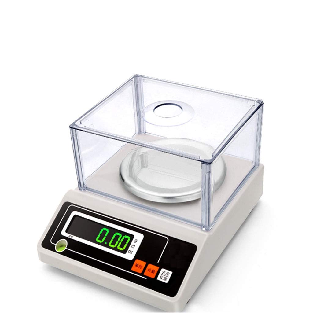 MYUYEE Multifunctional Scales High Precision Count Lcd Display Stainless Steel Abs Tare Function For Laboratory Industry Weighing (600G/0.01G)