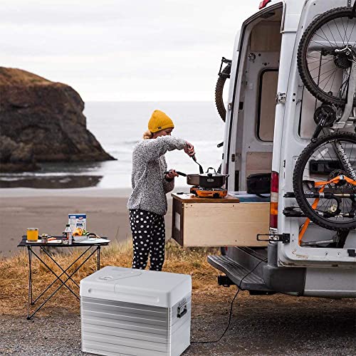 Foto von Mobicool MQ40A elektrische Kühlbox, Aluminium, MQ40A, Mini-Kühlschrank für Auto, Arbeit, LKW und Campingplatz