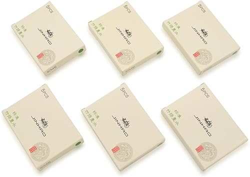 Miniatura 5 de 30 cartuchos de tinta JINHAO para pluma estilográfica JINHAO y Baoer Pen tamaño estándar (rojo)