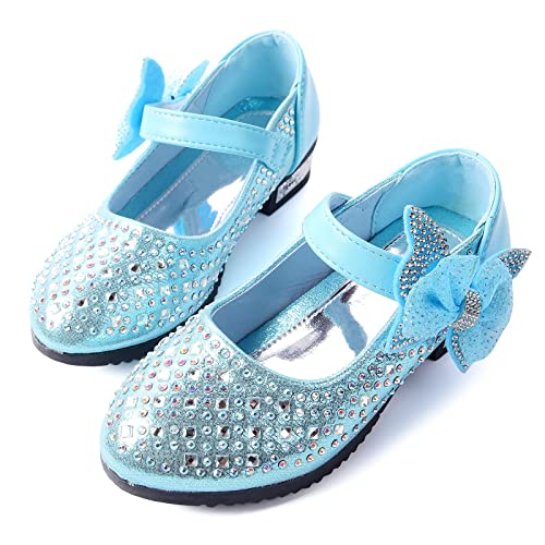 Girls Dress Shoes Low Heel Wedding Party Mary Janes2