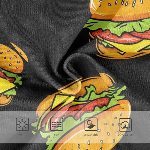 J JOYSAY Delicious Burgers Boys' Underwear Cotton Boys Underwear3