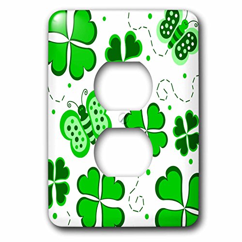 Bouchon de prise 3dRose LSP_77558_6 motif papillon imprimé multicolore - 3