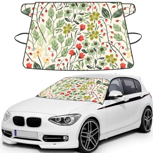 Protector de parabrisas impermeable de coche 175x108cm cubre lunas con correas