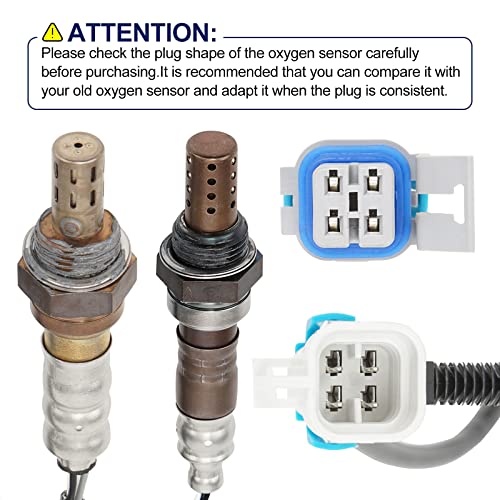 Sensor de oxígeno para Chevrolet y GMC 4 piezas miniatura 3