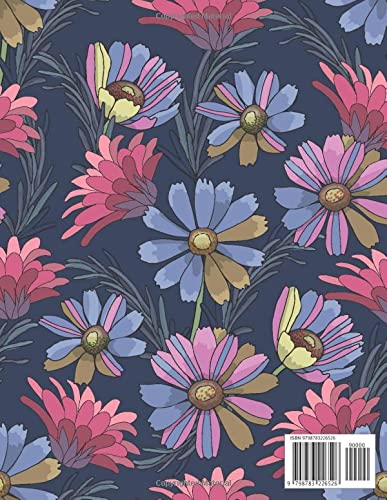 Address Book With Alphabetical Tabs: Large Print Telephone Address Book With Tabs For Seniors & Women, to Record Phone Numbers, Addresses, Emails, Beautiful Floral Design - Image 2