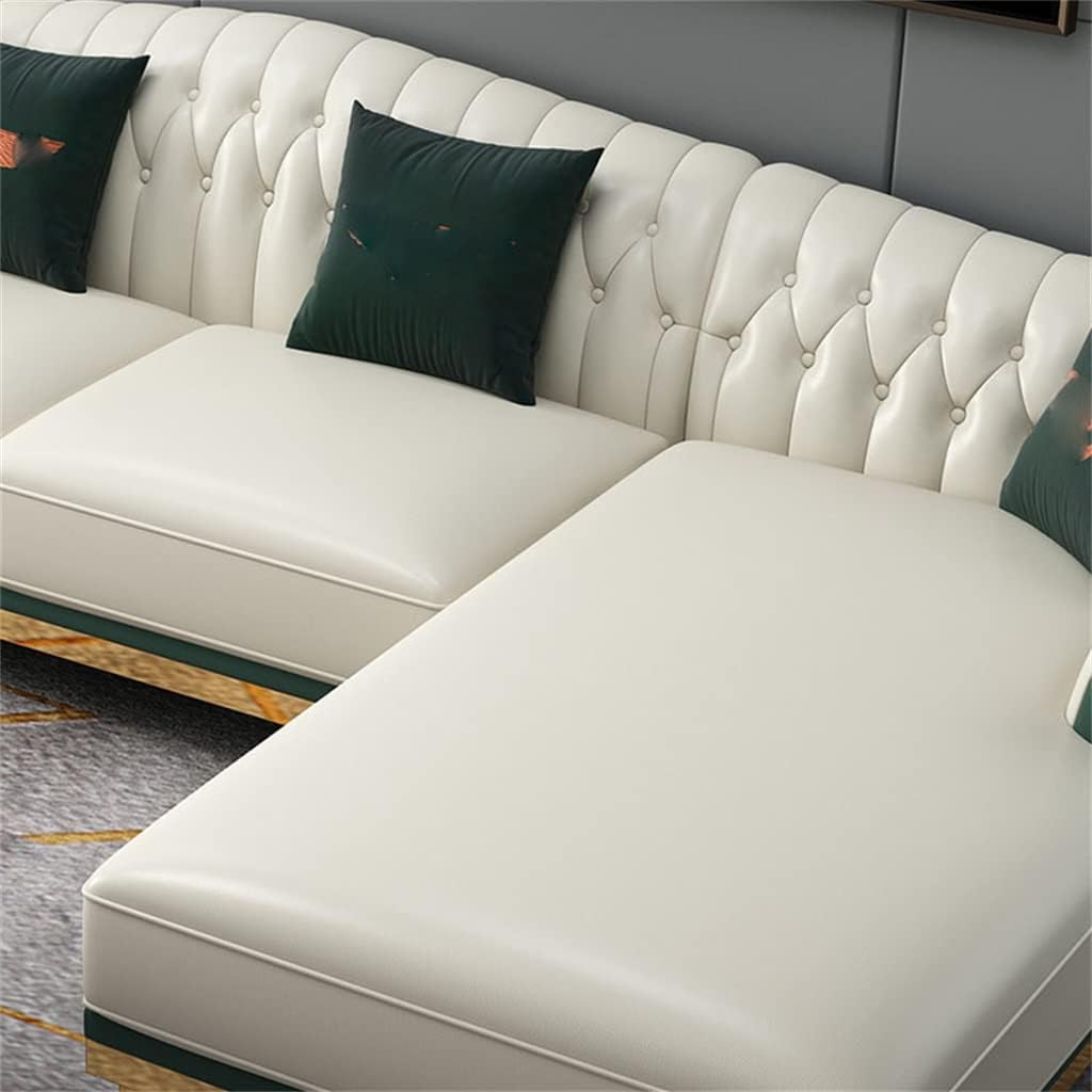 Sofa Postmodern Living Room Corner Combination Size Apartment Villa Leather