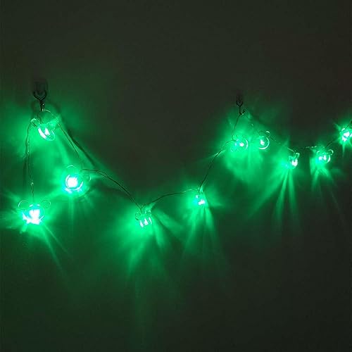 Miniatura 7 de 5.4 ft 10LEDs Decoración de dibujos animados Animal Ratón Noche Humor Luz Romántica Lámpara para el Hogar Interior Dormitorio Fiesta Festival