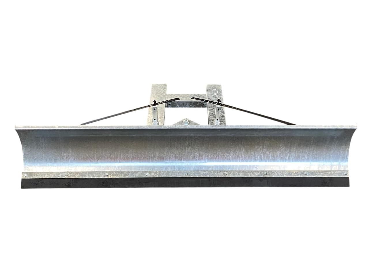 SRM Design Schneeschild Schneeschieber Räumschild für das Beseitigen von Schnee Universal für Gabelstapler und Frontlader Vollverzinkt schwenkbar 150 x 40 cm