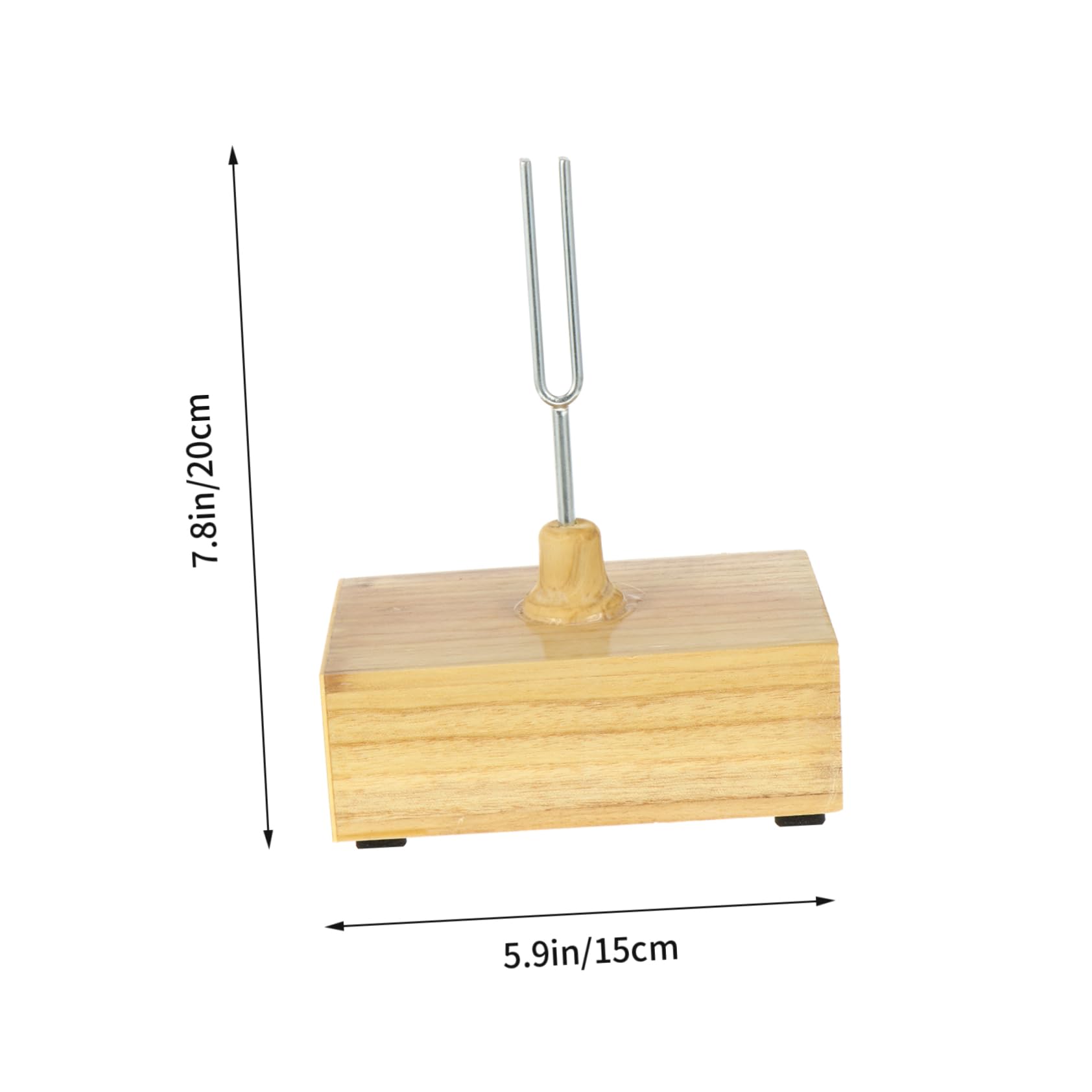 Mikinona Tuning Fork Experiment Kit 512hz Tuning Fork Physics Prop Wooden Speaker Resonance Tuning Fork Music Resonance Equipment Educational Science Toy