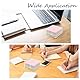GORGECRAFT Haftnotizhalter Aus Acryl 8.2 x 8.2cm Kristallklar Selbstklebender Notizblockhalter Organizer Klebriger Würfel Notizblockspender Etui Für Schlafsaal Büro Schule Zuhause Schreibtisch Lehrer