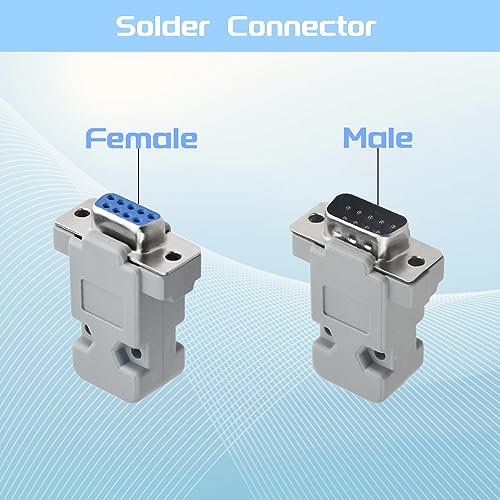 Conector DB9 Solder 9 Pines Macho y Hembra x30 miniatura 2