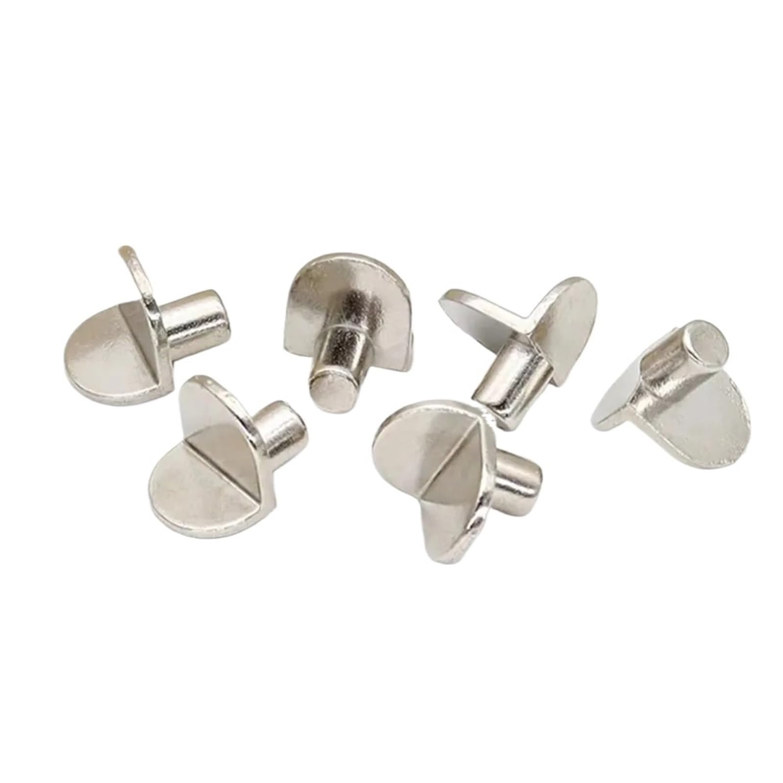 20 pcs 5mm Shelf Support Studs L-Shaped Alloy Furniture Bracket Holders Thickened Partition Parts Cabinets for Cabinet