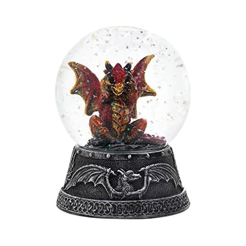 Dragon Crest Orange Dragon Water Globe Cover