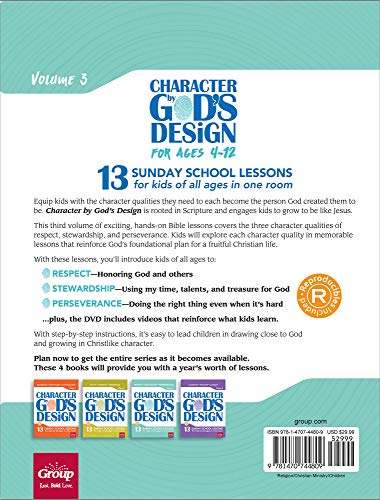 Character by God's Design: Volume 3: 13 Lessons on Respect, Stewardship and Perseverance (Volume 3) - Image 2