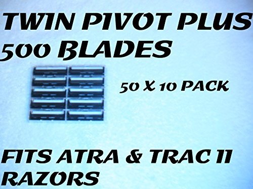 Personna Twin Pivot Plus - 500 Blades (50 x 10 Bulk Pack)