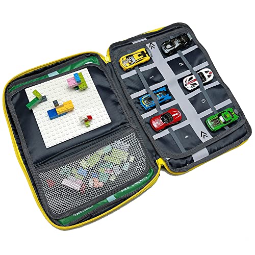 Kids Bag Filled with Children's Toys Children's Portable Toys, Contains Small Dinosaur Alloy car Runway Traffic Parking lot,Children 3-6 Birthday Presents