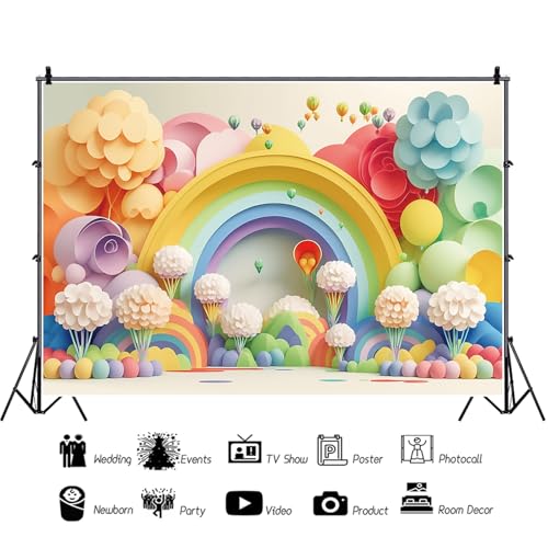 Fondo fotográfico multicolor 8x6.5ft Baocicco miniatura 6