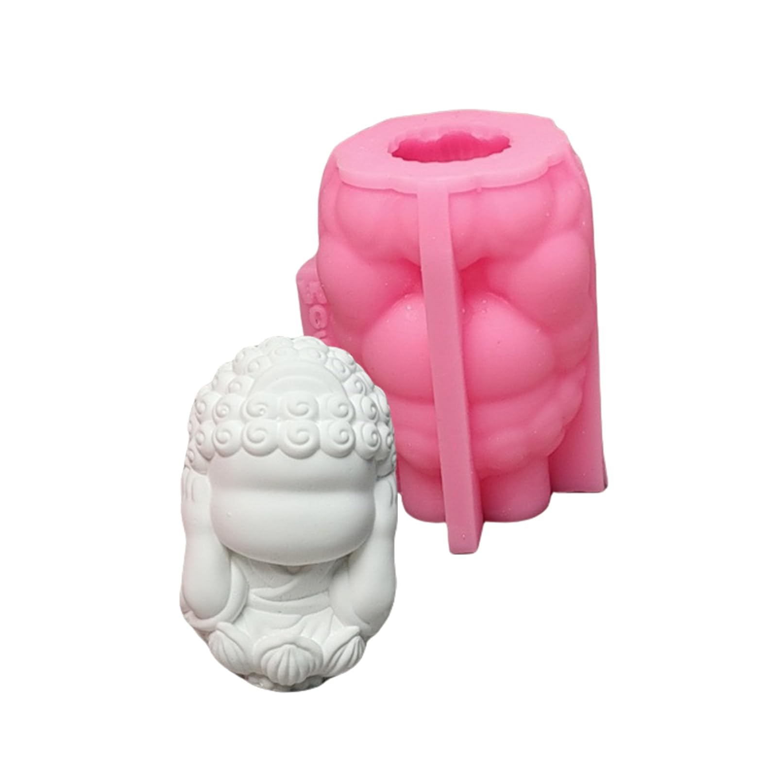 Xjdzineq Religious Statue Silicone Molds for Soap Chocolate Candy Fondant Making Cement Gypsum Silicone Molds Vase Mold