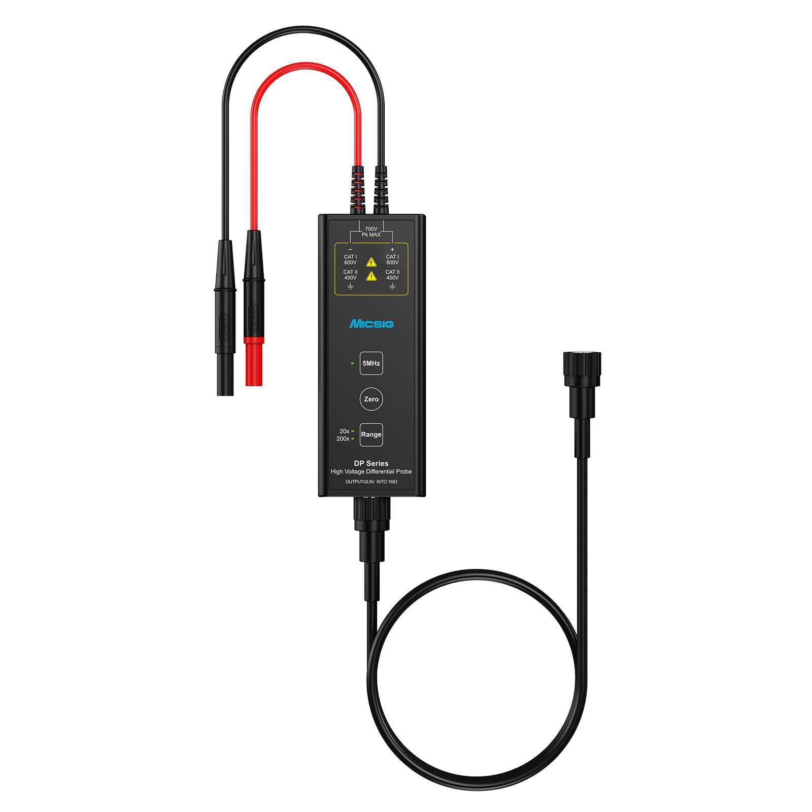 Micsig High Voltage Differential Probe DP Series Oscilloscopes Probe (DP700 100Mhz)