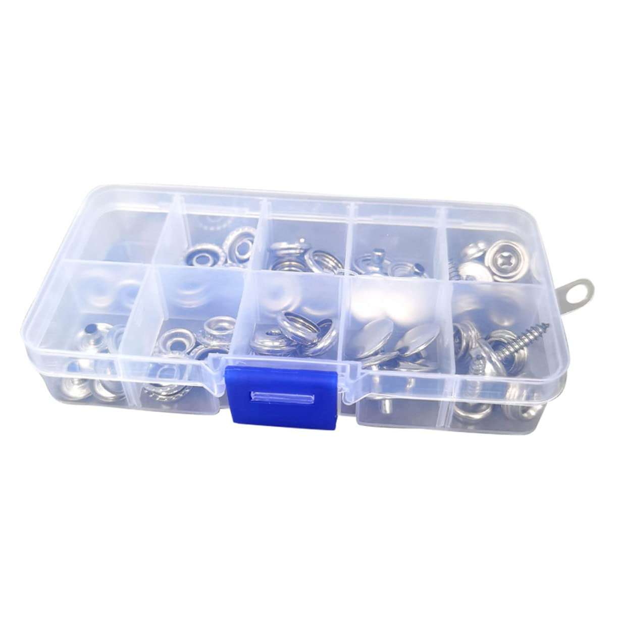 Gogogmee 50pcs Tent Patch Repair Kit Stainless Steel Snap Fasteners for Canopy Snaps