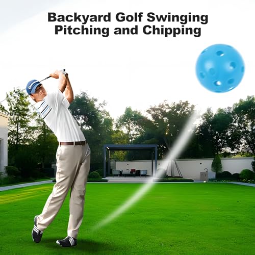 image for THIODOON Practice Golf Balls 24 Pack Limited Flight Golf Balls 40mm Ho