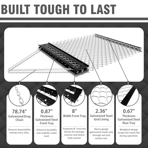 STIRLINGEAR 4'x5' Drag Harrow