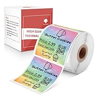 40×30 10個　セット　Phomemo M110 ラベル　感熱ロール紙 o Amazon.co.jp: Phomemo M110 M120 M220 対応 純正 ラベルシール