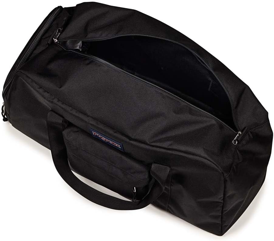 JanSport Weekender Medium Duffel - Travel or Gym Bag, Durable Weekender with Front Utility Pocket & Side Grab Handles - Black - Image 7