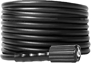25 FT Presure Washer Hose 1/4 Inch, High Pressure Washer Hose Flexible Kink Free Power Washer Hose Replace for Most Brand Pressure Washers with M22-14MM Brass Thread, 5800 PSI