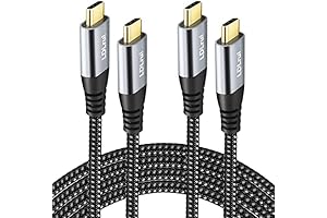 USB 3.1 Gen2 USB-C to USB-C Cable 6.6ft, 4K @ 60HZ Thunderbolt...