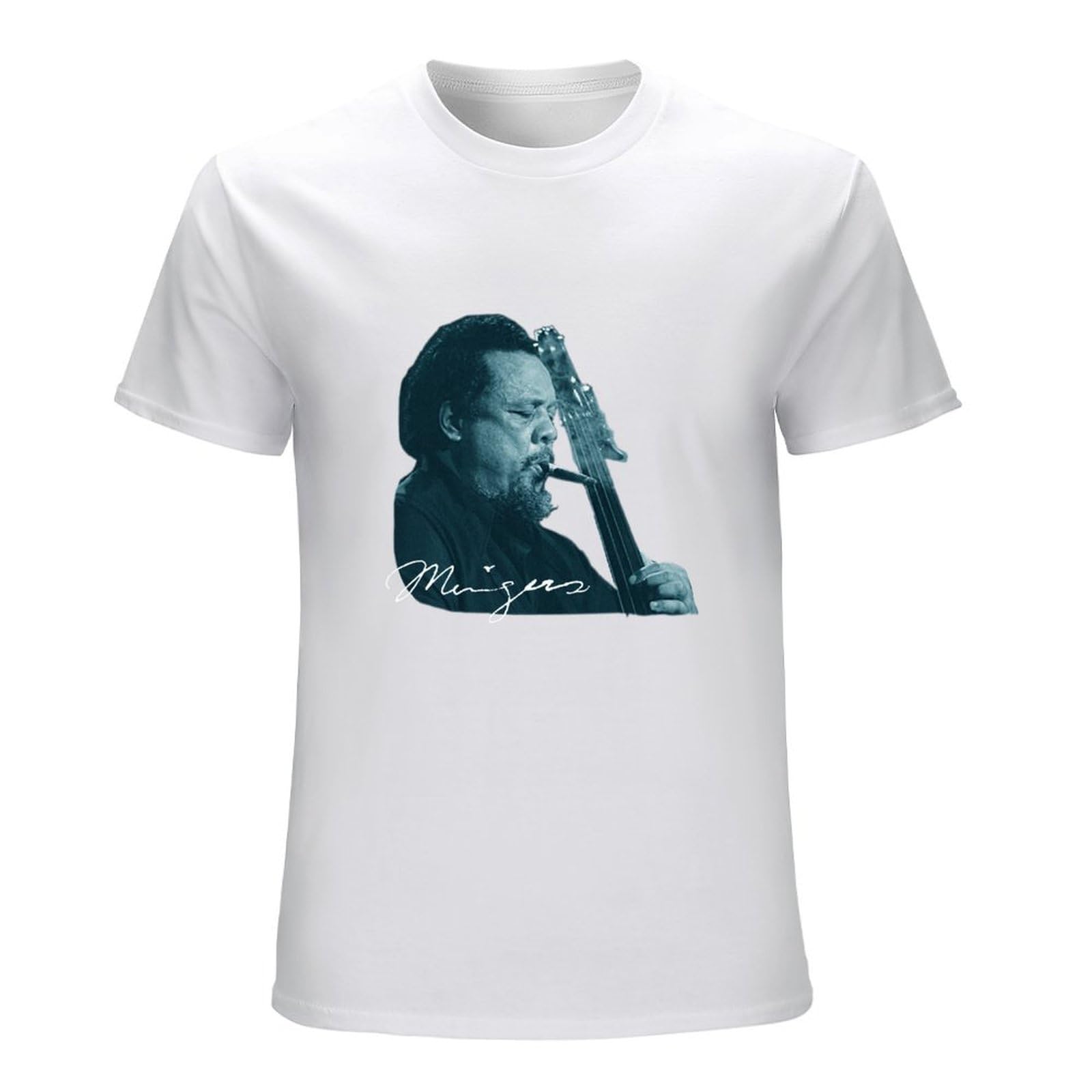 Congratulate Unisex White Charles Mingus Men's T-Shirt Tee L