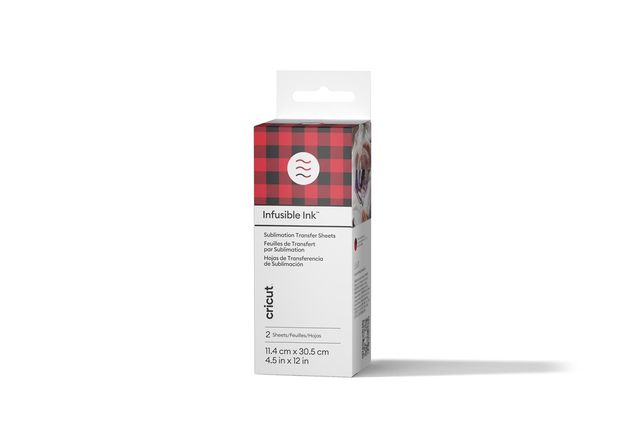 Cricut Infusible Ink Transfer 2 Sheets, Buffalo Check, 30.5cm x 30.5cm, Ideal for use with Cricut Heat Press