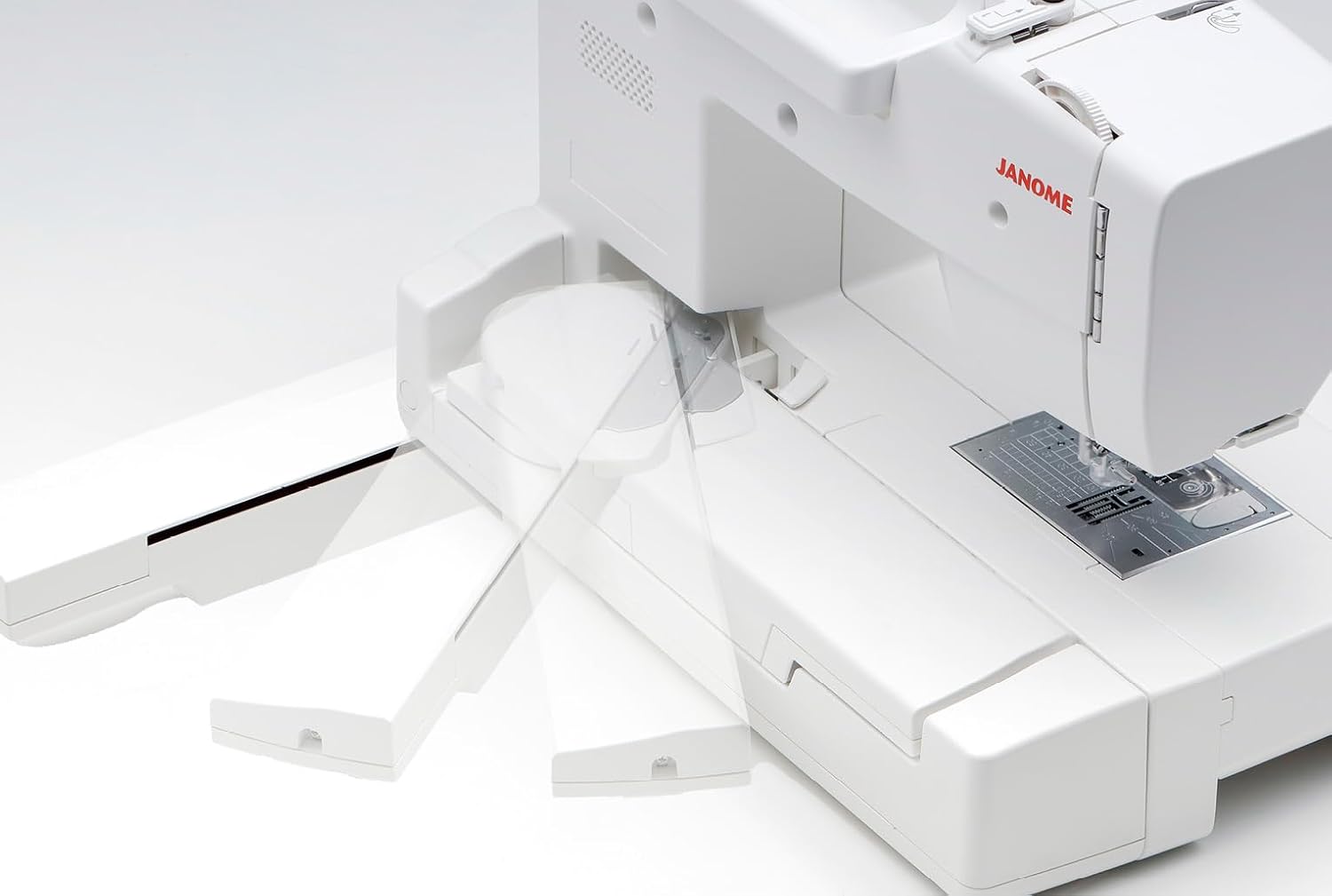 Janome Memory Craft 1000 Combination Sewing & Embroidery Machine - Max Embroidery 5.5" x 5.5"