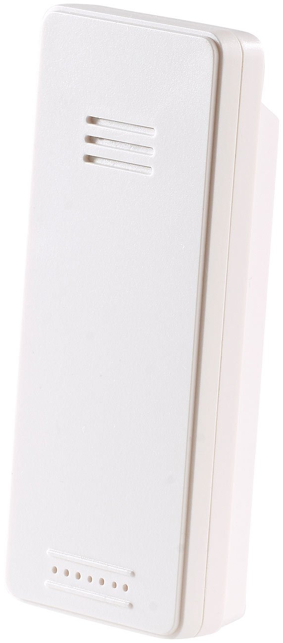 infactory Wetterstation mit Strom: Funk-Wetterstation mit Außensensor, Wecker & USB-Ladeport (2 Ampere) (mit Netzteil, mit Stromanschluss, iPad)