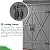 NicBex Outdoor Shed Outdoor Storage Box Outdoor Storage Shed with Lockable Door, Wooden Tool Storage Shed w/Detachable Shelves & Pitch Roof, 56" L x 19.5" W x 64" H, Aqua Grey