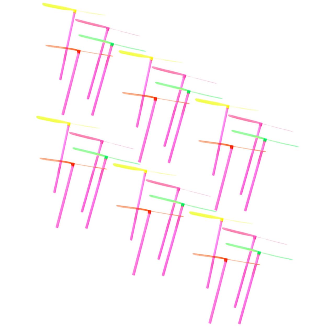 Generic Flying Toy Bamboo Dragonfly for Boys and Girls Rotating Toys Party Favors Random Color