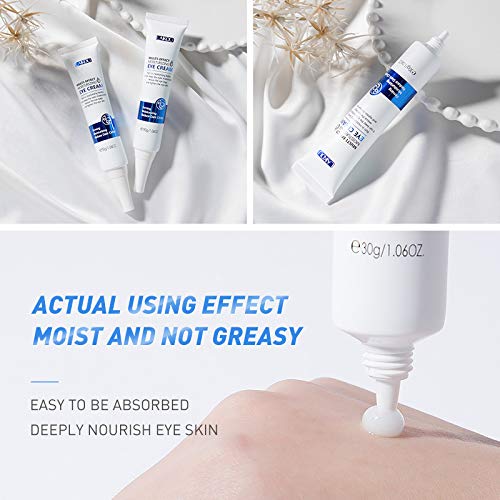 Miniatura 7 de Laikou - Crema hidratante multiefecto, reafirmante y reductora de ojeras, crema de ojos suavizante antiarrugas, crema de ojos voluminosa antiarrugas