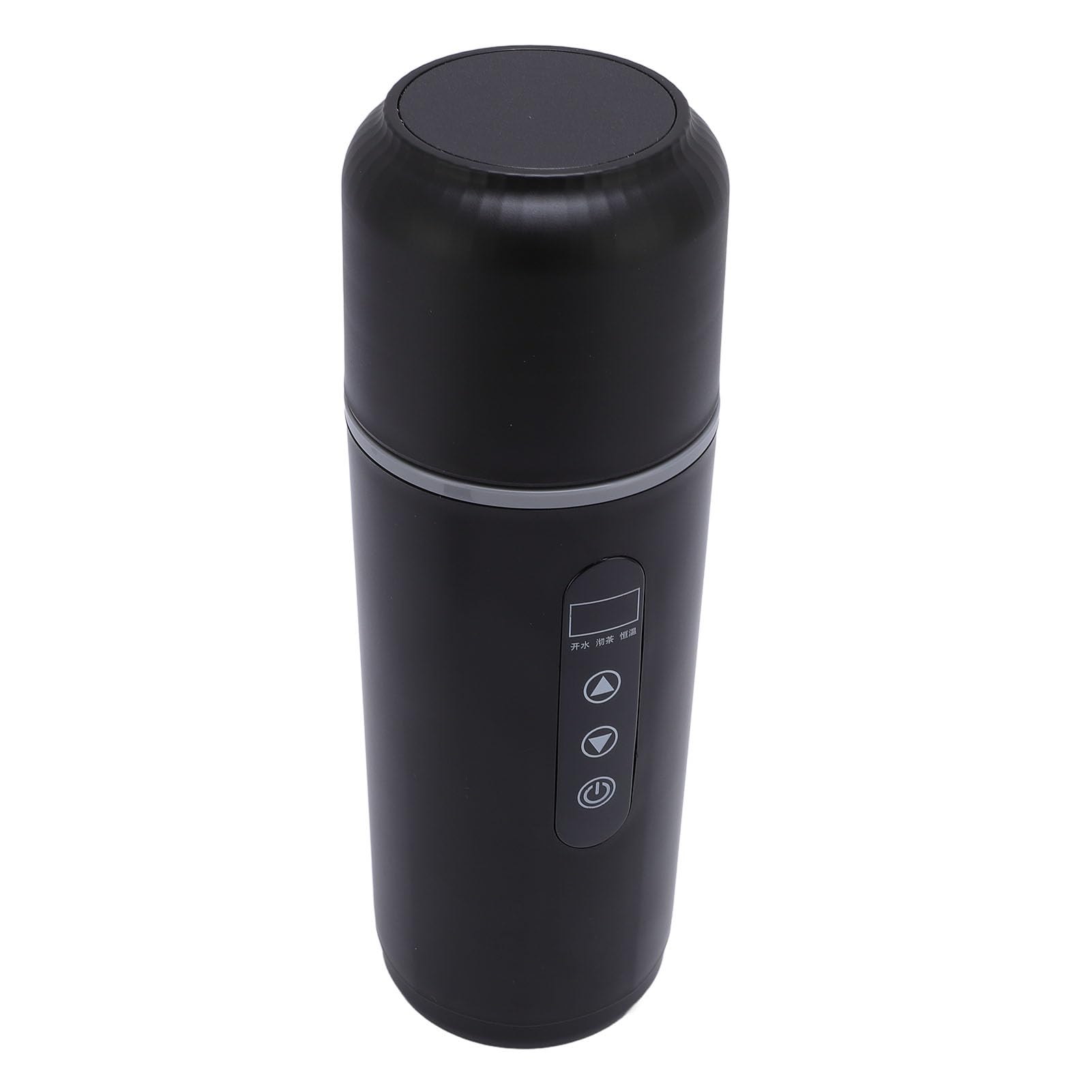 POENVFPO Tragbarer Auto-Elektrokessel, 500 Ml Becher Zum Erhitzen (BLACK)