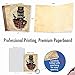 The Best Card Company - 10 Adorable Blank Cat Cards (4 x 5.12 Inch) - Cute Pet Kittens, Assorted Bulk Notecard Set - Steampunk Cats M6554OCB